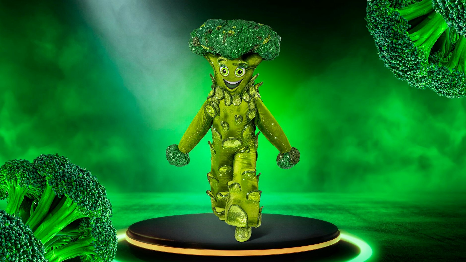 Dieser Brokkoli soll bei The Masked Singer auf der Bühne stehen.