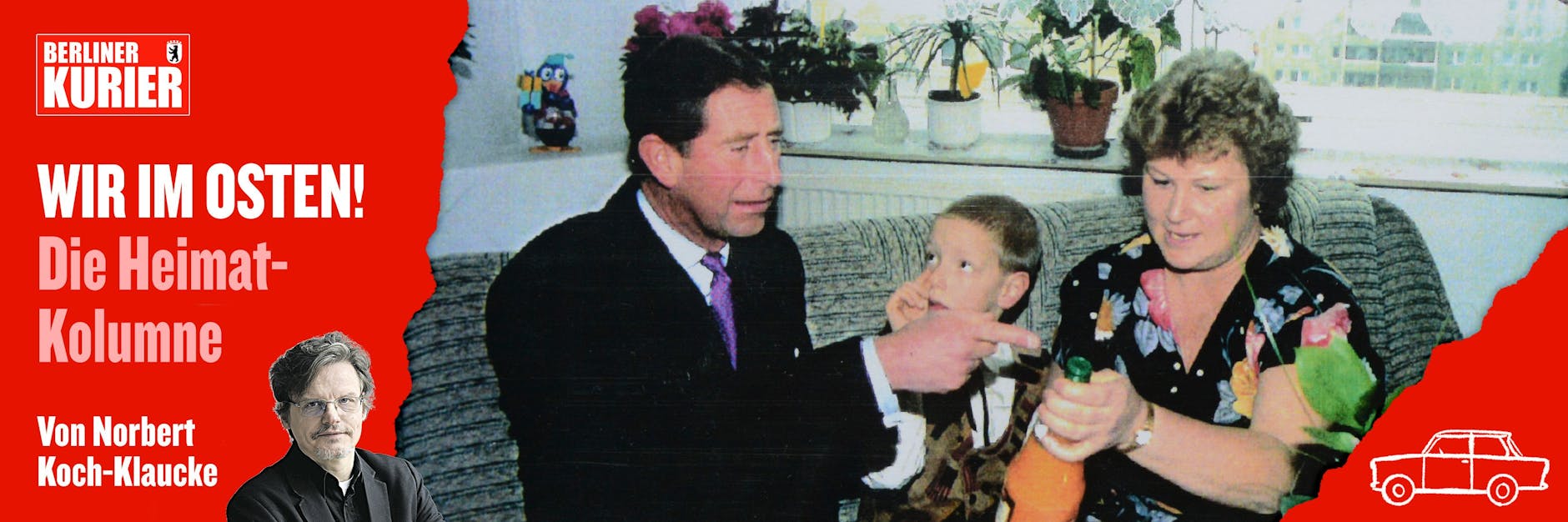 Als Charles III. noch ein Prinz war, besuchte er am 13. November 1995 die Hellersdorfer Familie Kunz.