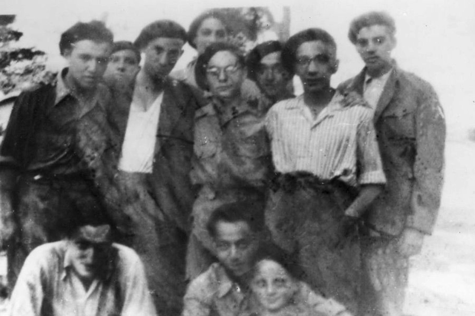 Eine Gruppe von Kindern, die mit Hilfe von Marianne Cohn in die Schweiz geschmuggelt wurden.