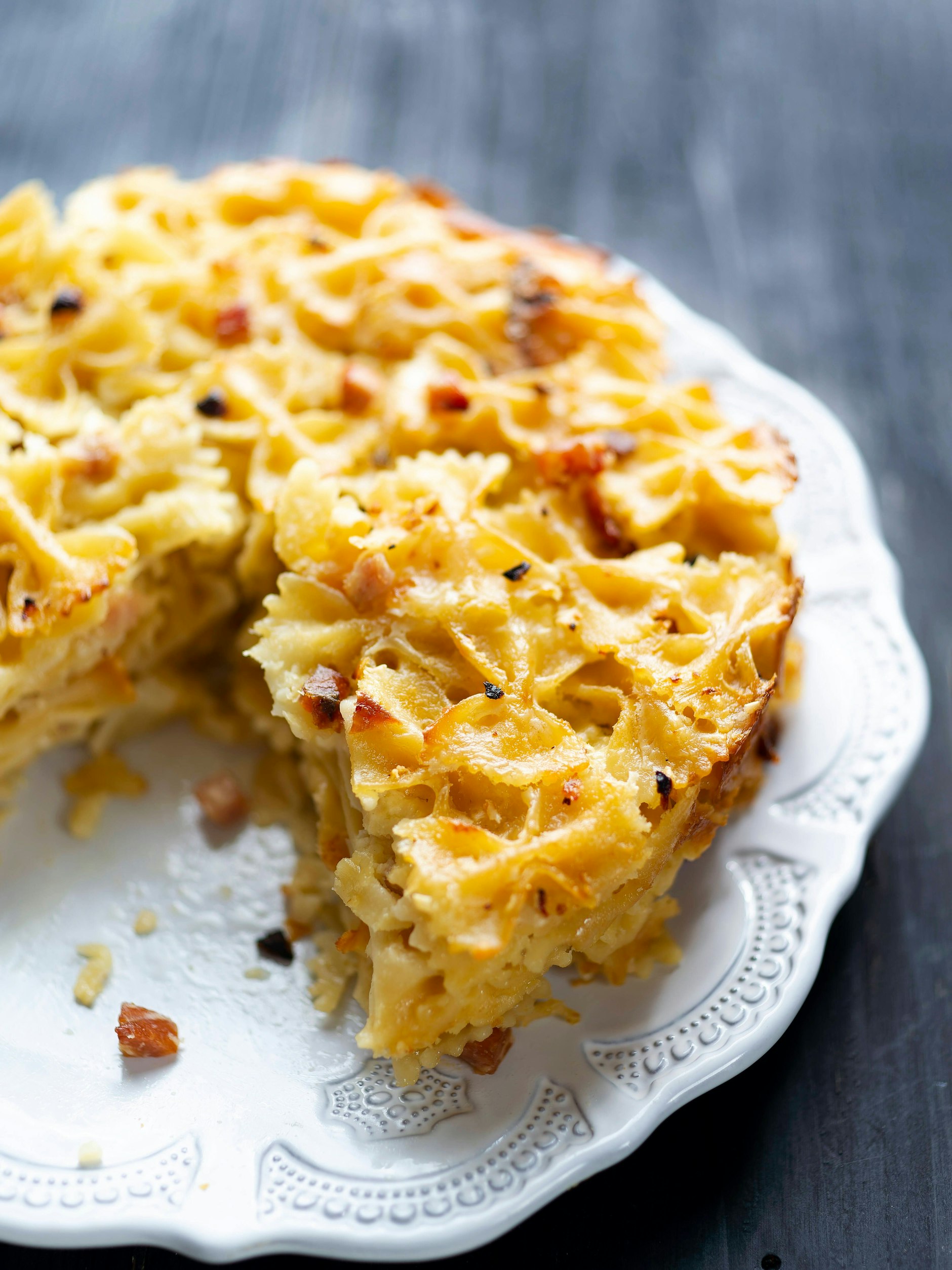 Der Pasta-Kuchen ist sehr leicht zuzubereiten - und schmeckt superlecker! Das Rezept kann noch dazu beliebig variiert werden.