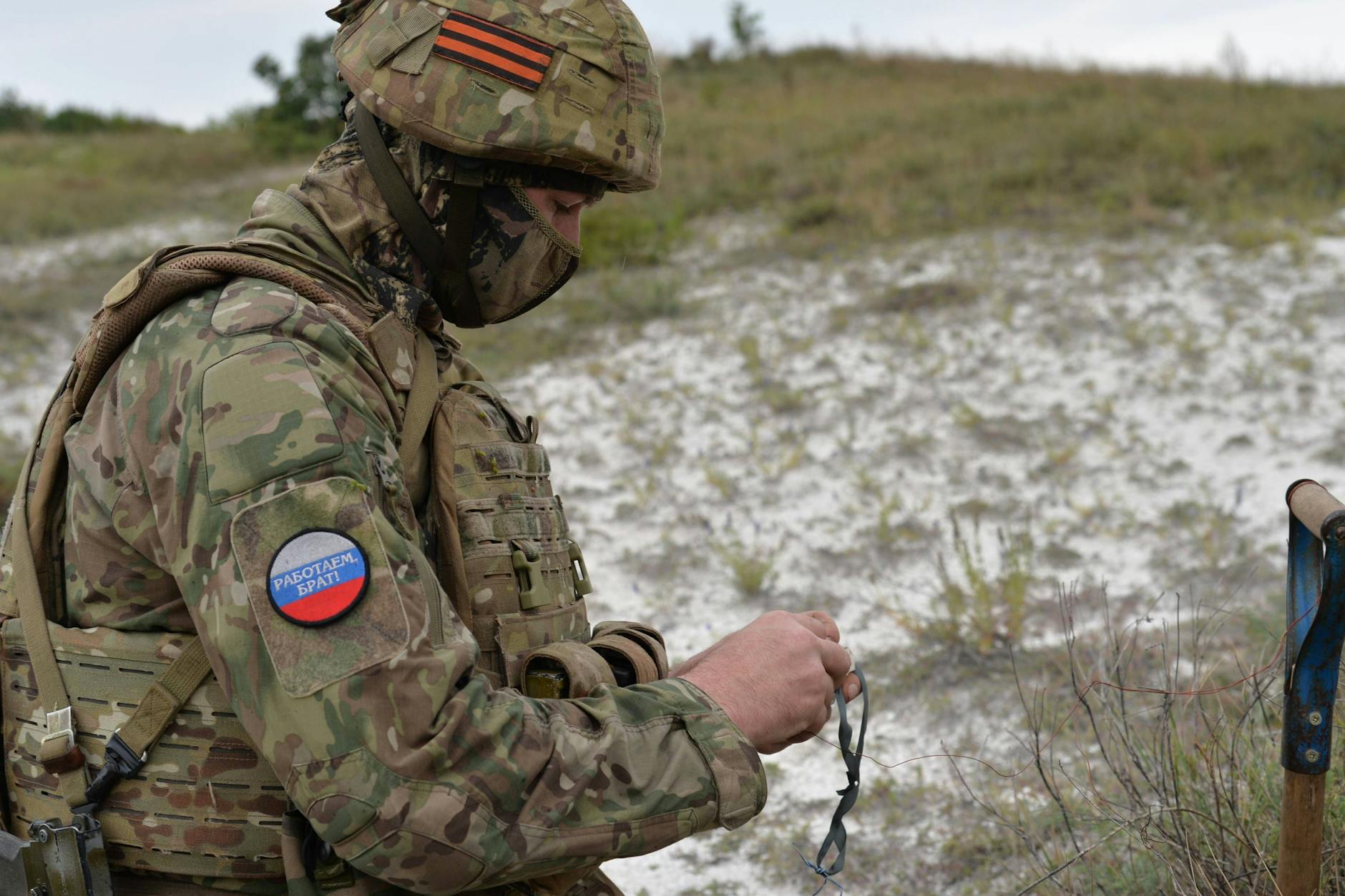 Russischer Soldat in der Region Charkiw. (Archivbild)