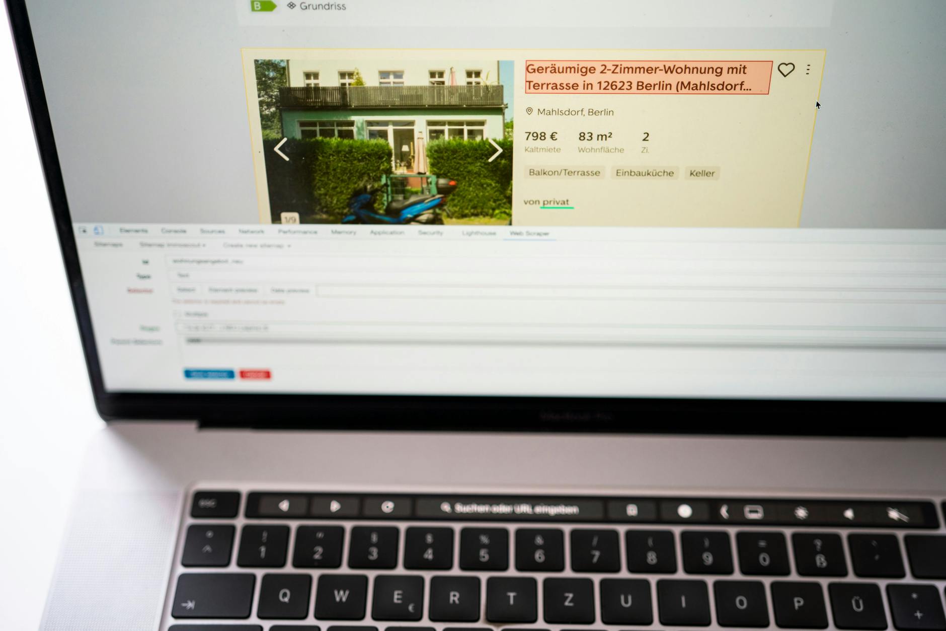 Ein Bot übernahm das Sichten der Angebote und versendete Anfragen.