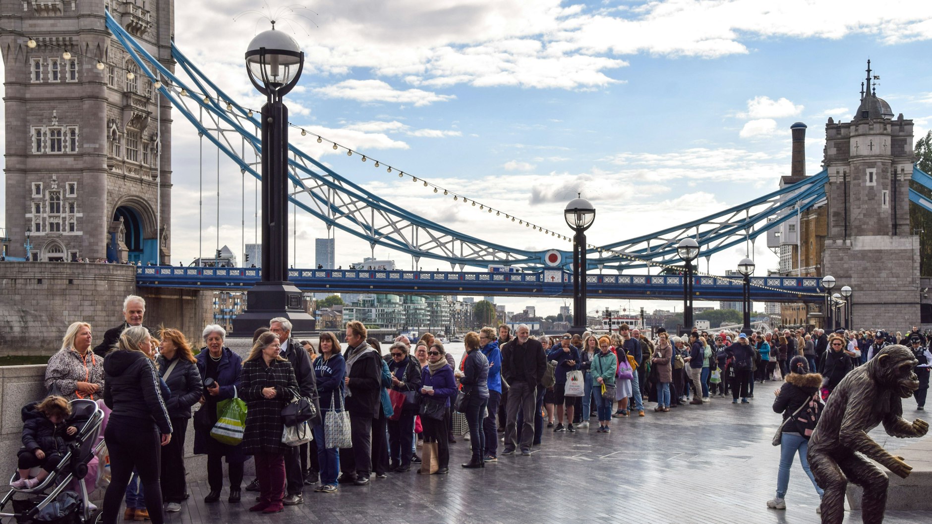Tower Bridge London: wenn man hier ist, hat man es fast geschafft.&nbsp;