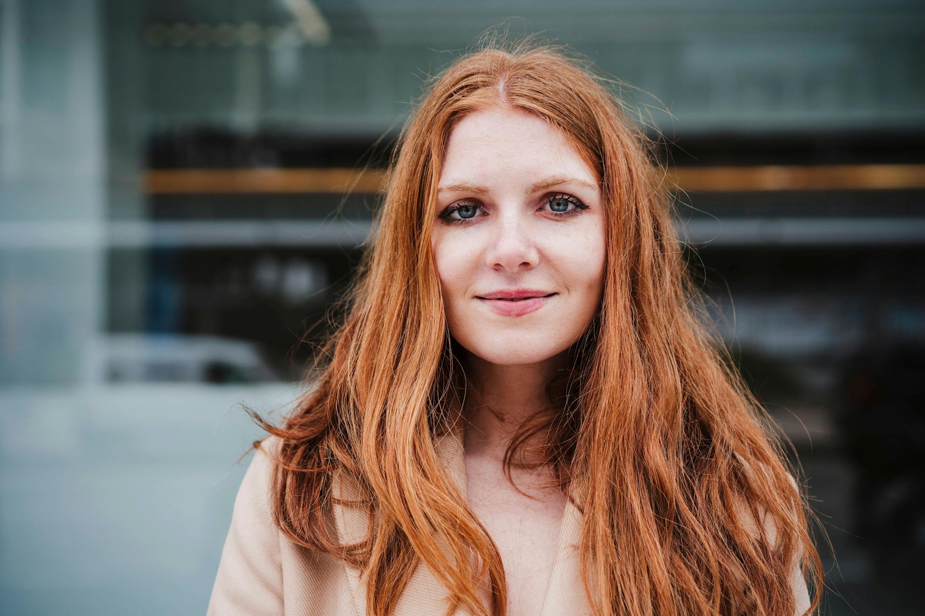 Eine lächelnde Frau