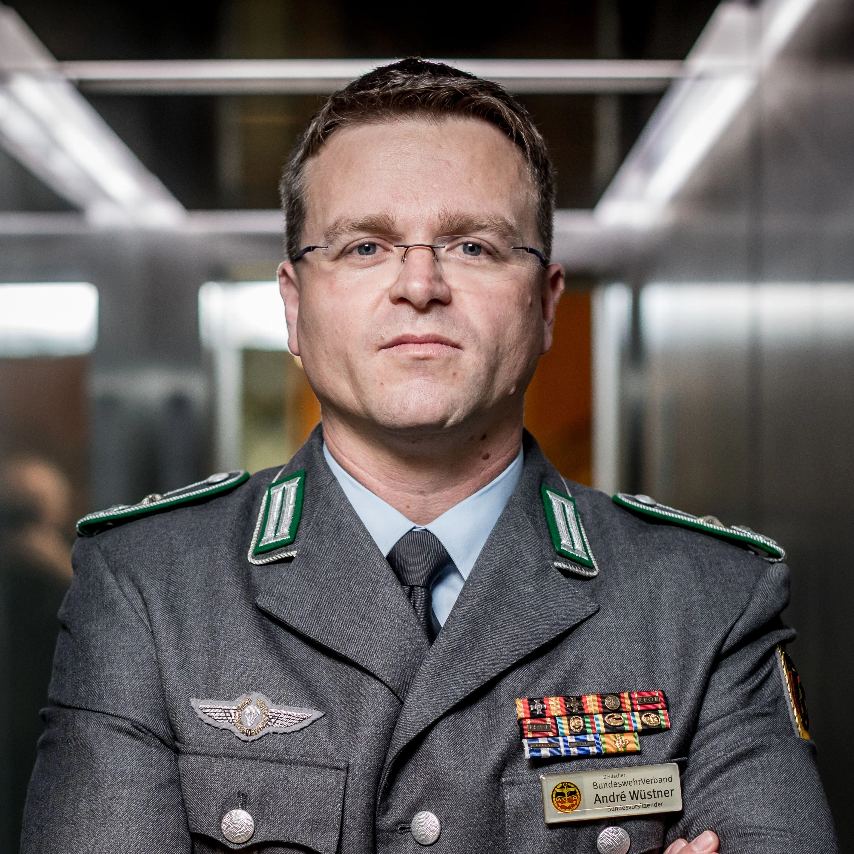 Oberst André Wüstner, Vorsitzender des Deutschen Bundeswehrverbandes
