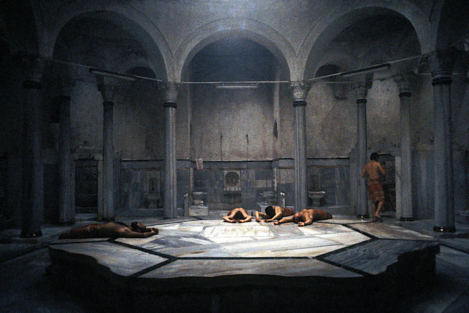 Hamam, ein Schwitzraum im Türkischen Bad in Istanbul