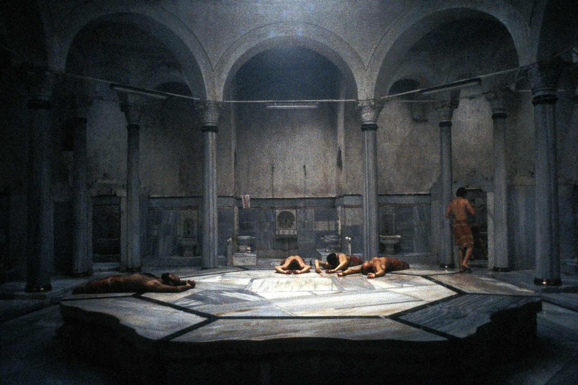 Hamam, ein Schwitzraum im Türkischen Bad in Istanbul