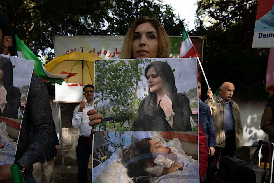 Auch in Berlin fanden nach dem Tod der Iranerin Proteste statt.