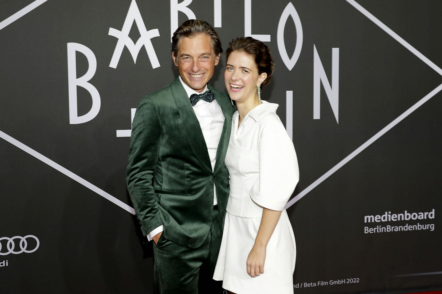 Volker Bruch und Liv Lisa Fries bei der Weltpremiere der neuen „Babylon Berlin“-Staffel am Dienstagabend in Berlin.