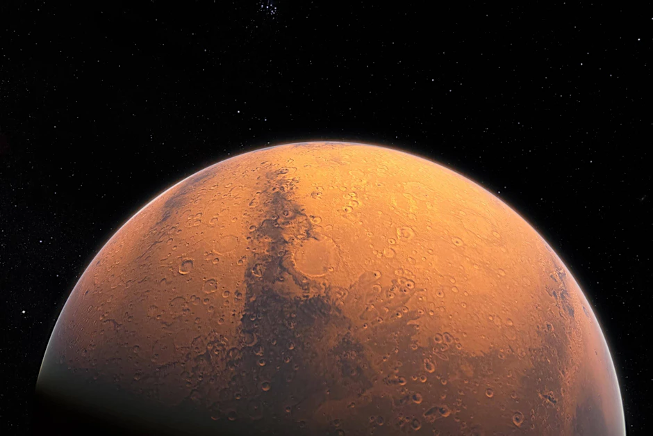 Der Mars gilt als besonders heller Nachbarplanet der Erde&nbsp;– das Webb-Teleskop stellte dies vor neue Herausforderungen (Symbolbild).