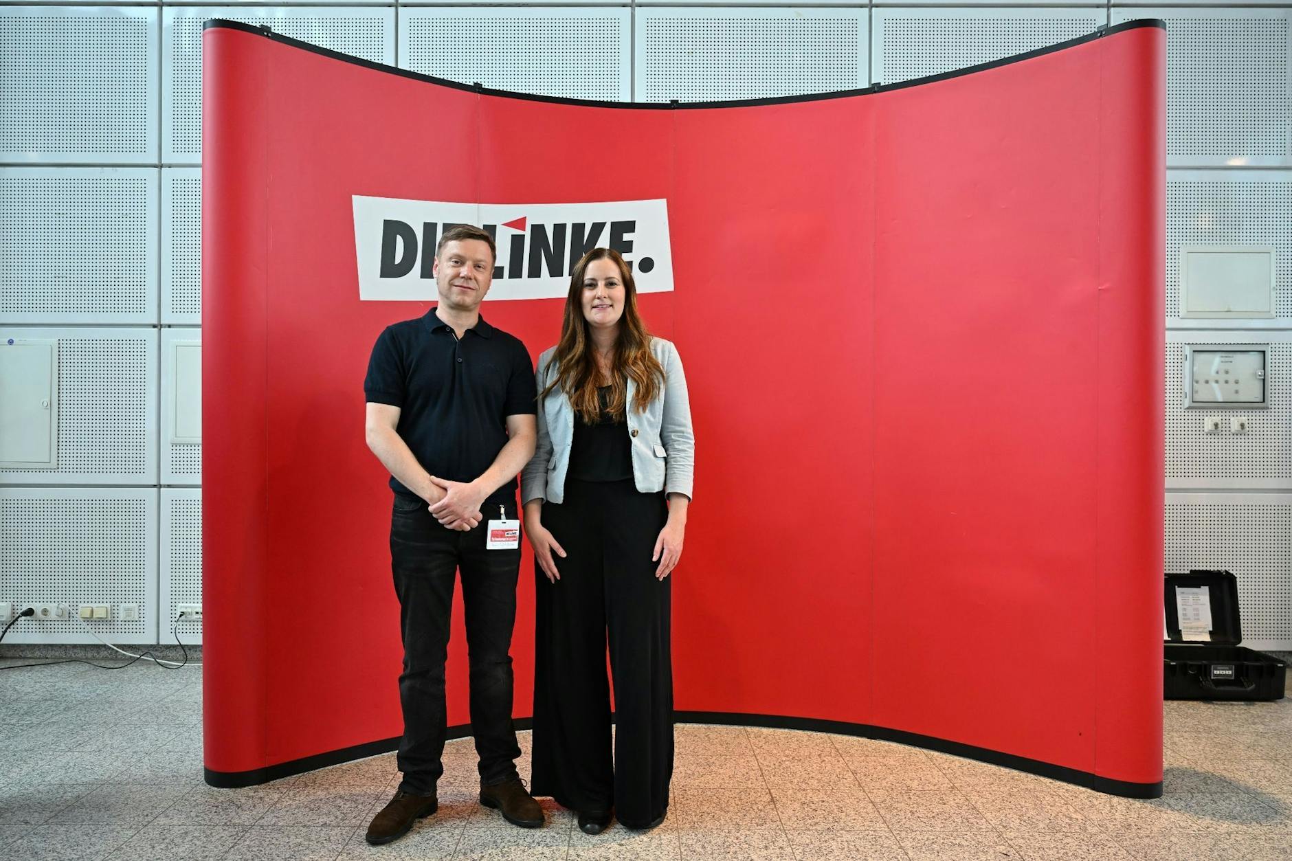 Die Vorsitzenden der Partei Die Linke Martin Schirdewan und Janine Wissler.