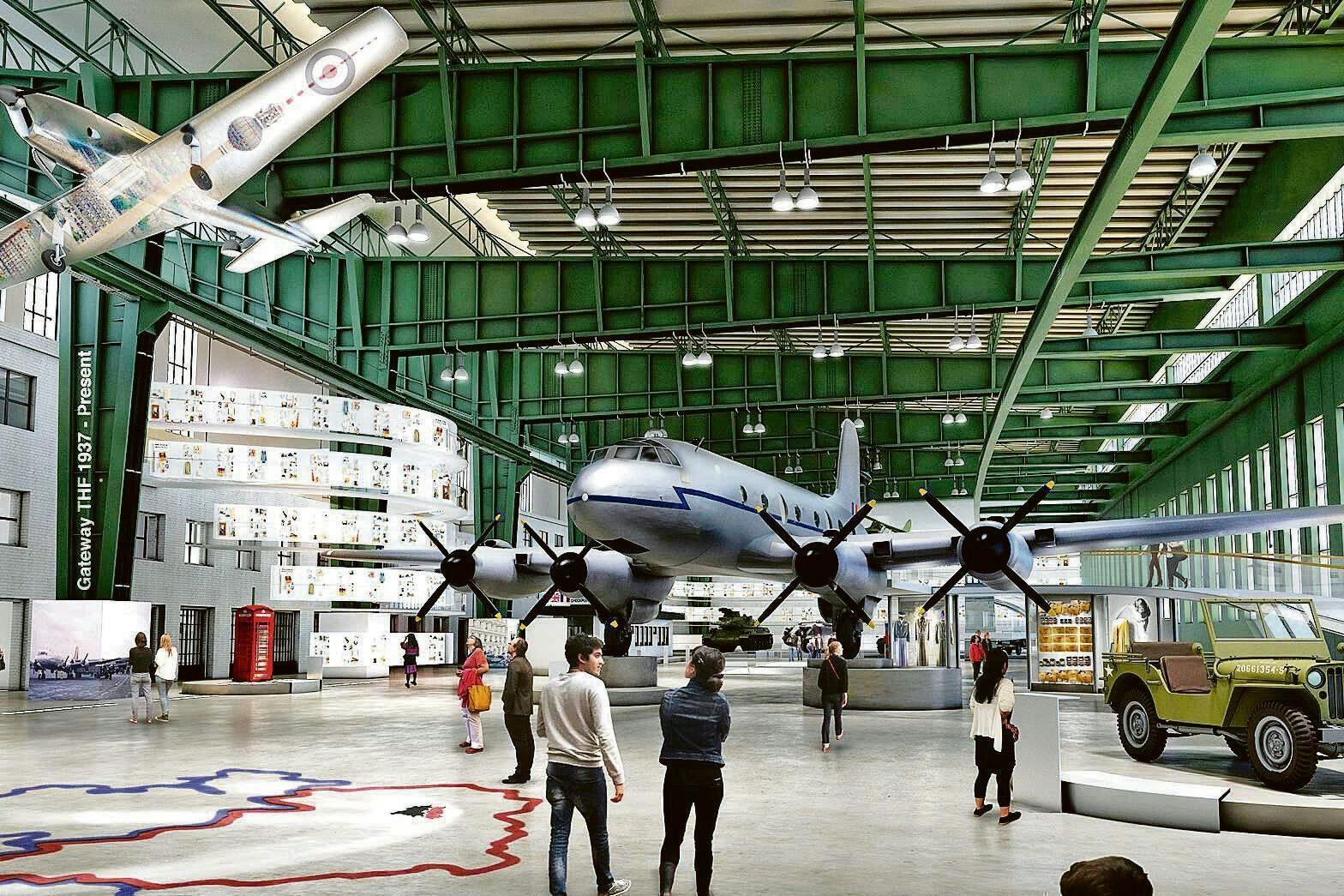 Blick in die Zukunft: So könnte es im Hangar 7 aussehen, wenn das Alliiertenmuseum eingezogen ist. 