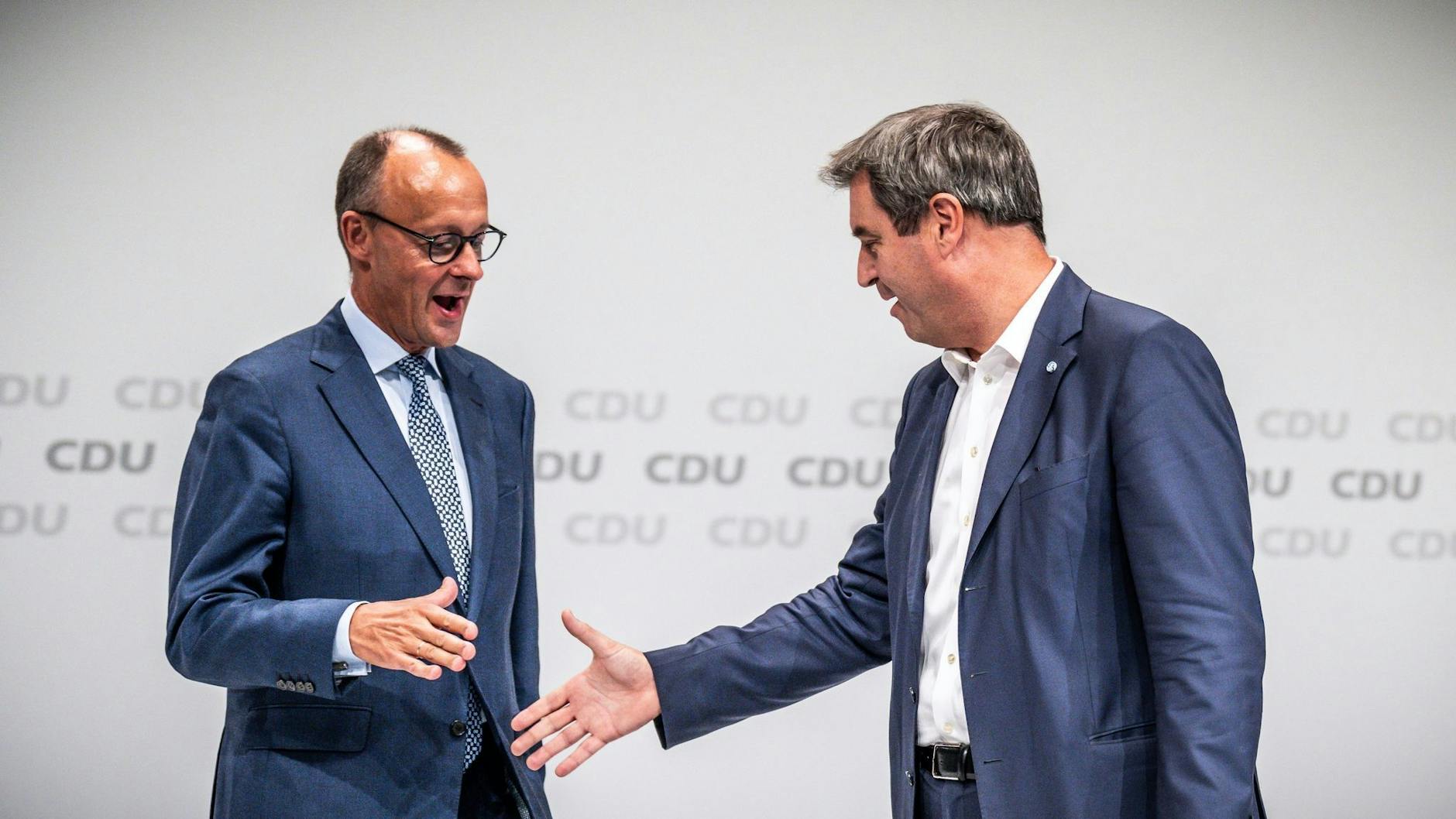 CSU-Chef Markus Söder CDU-Chef Friedrich Merz hatten erst kürzlich das AKW Isar-2 inspiziert.