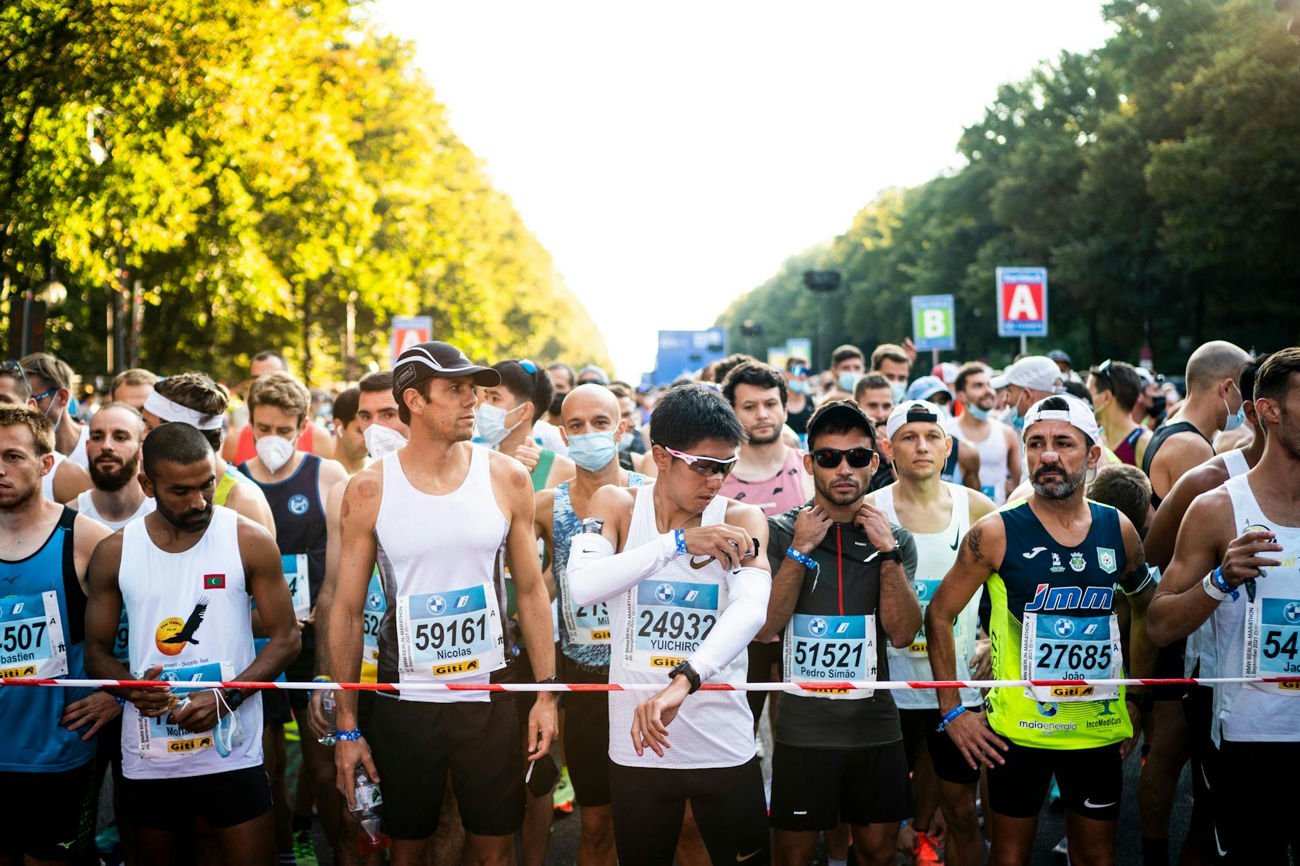 Berlin als großer Sportplatz: Einmal im Jahr treffen sich die Marathonläufer und -läuferinnen in Berlin zum großen Schaulaufen.