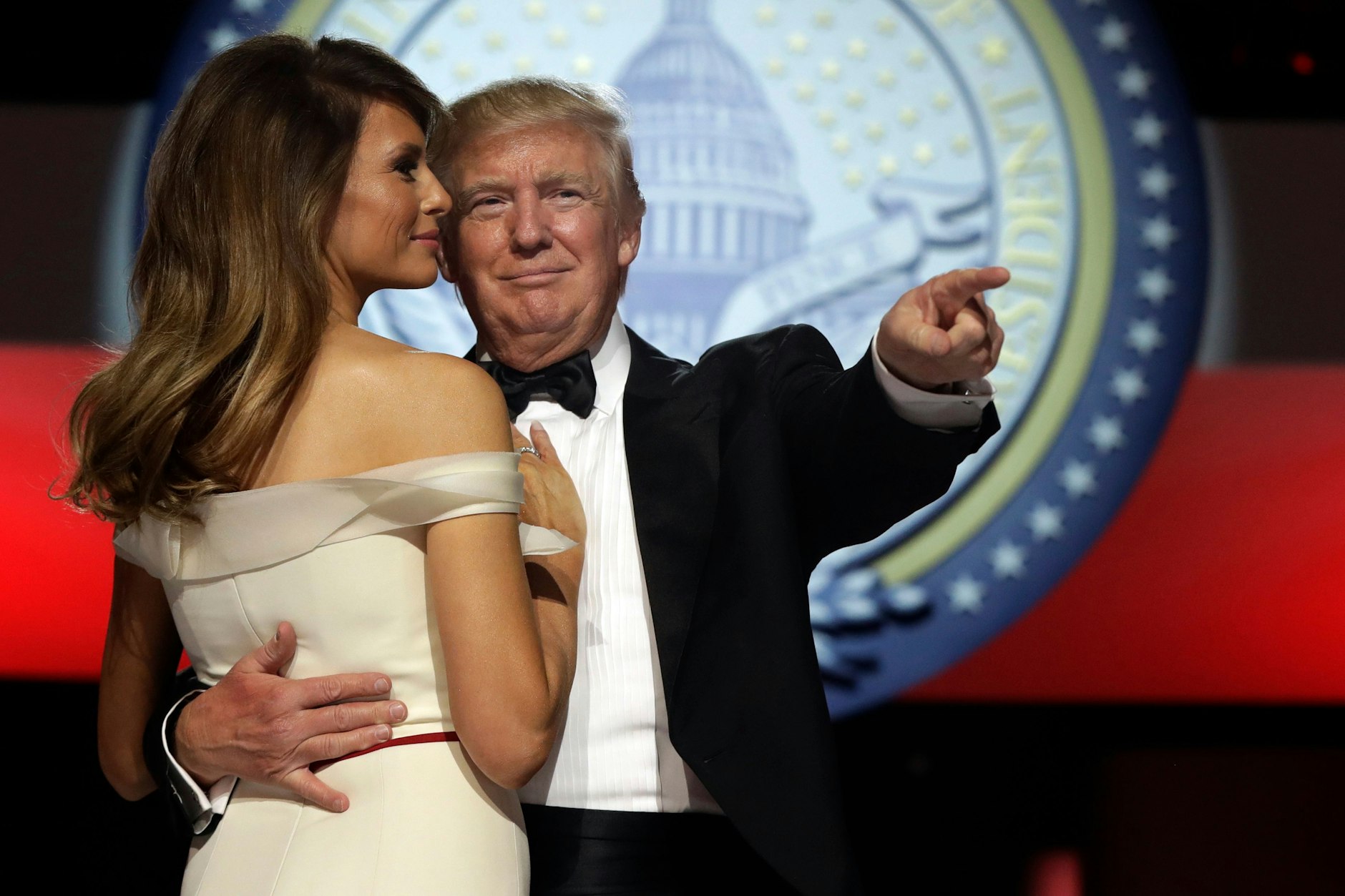 Donald Trump mit seiner Frau Melania.
