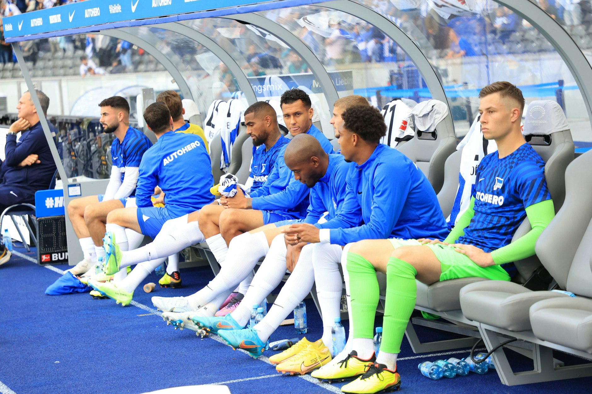 Boateng, Darida, Selke, Maolida: Auf Herthas Ersatzbank nehmen regelmäßig die gleichen prominenten Namen Platz.