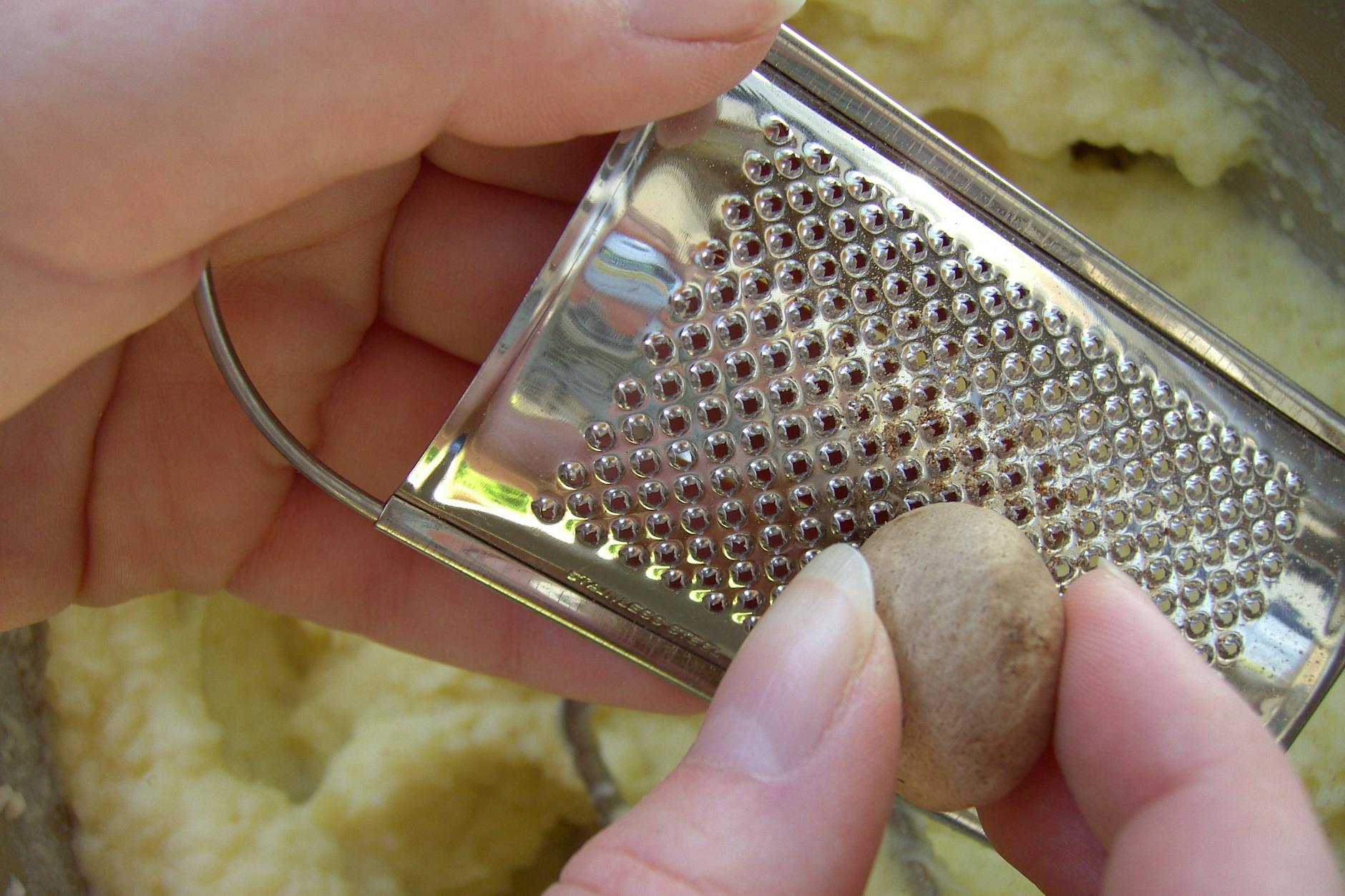 Und Muskatnuss hat schon immer geholfen.