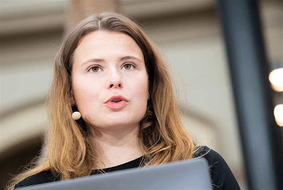 Klimaaktivistin Luisa Neubauer von Fridays for Future&nbsp;
