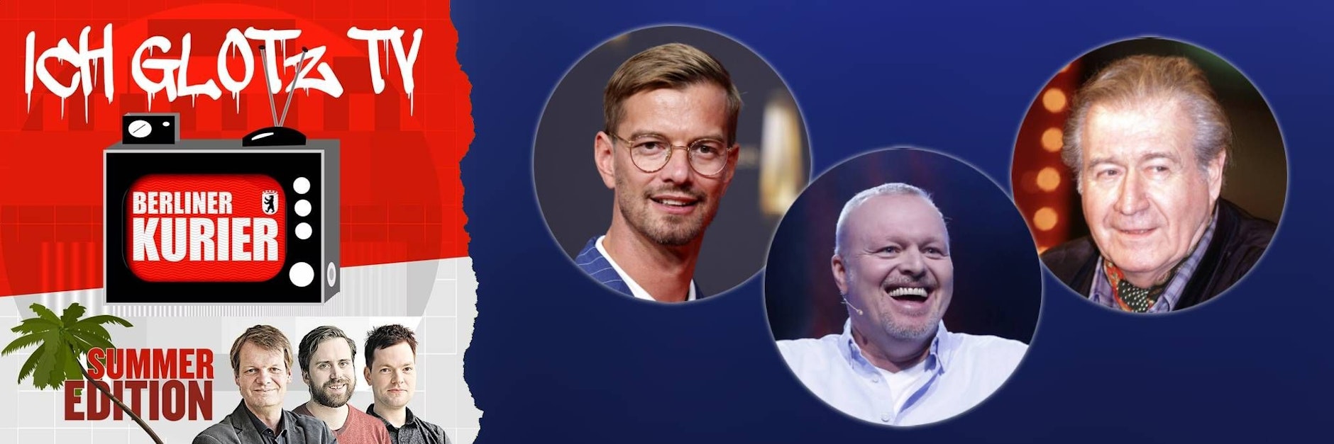 Bei Ich glotz TV geht es in dieser Folge um große Showmaster.