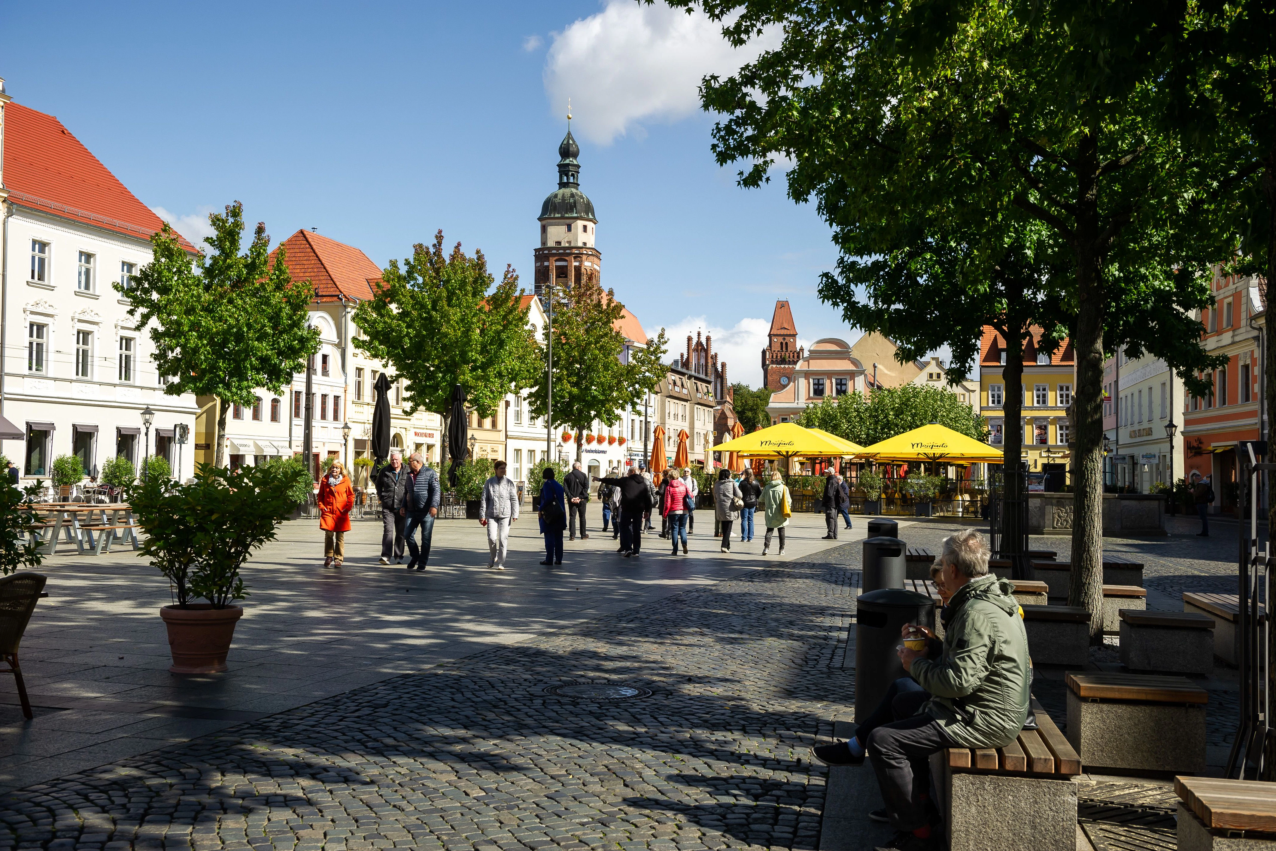 „Das Wohnzimmer der Stadt“ - so wird der Altmarkt von Cottbus von einigen auch genannt.