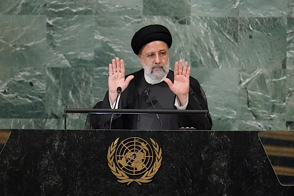 Ebrahim Raisi, Präsident des Iran, spricht vor den Vereinten Nationen in New York.  