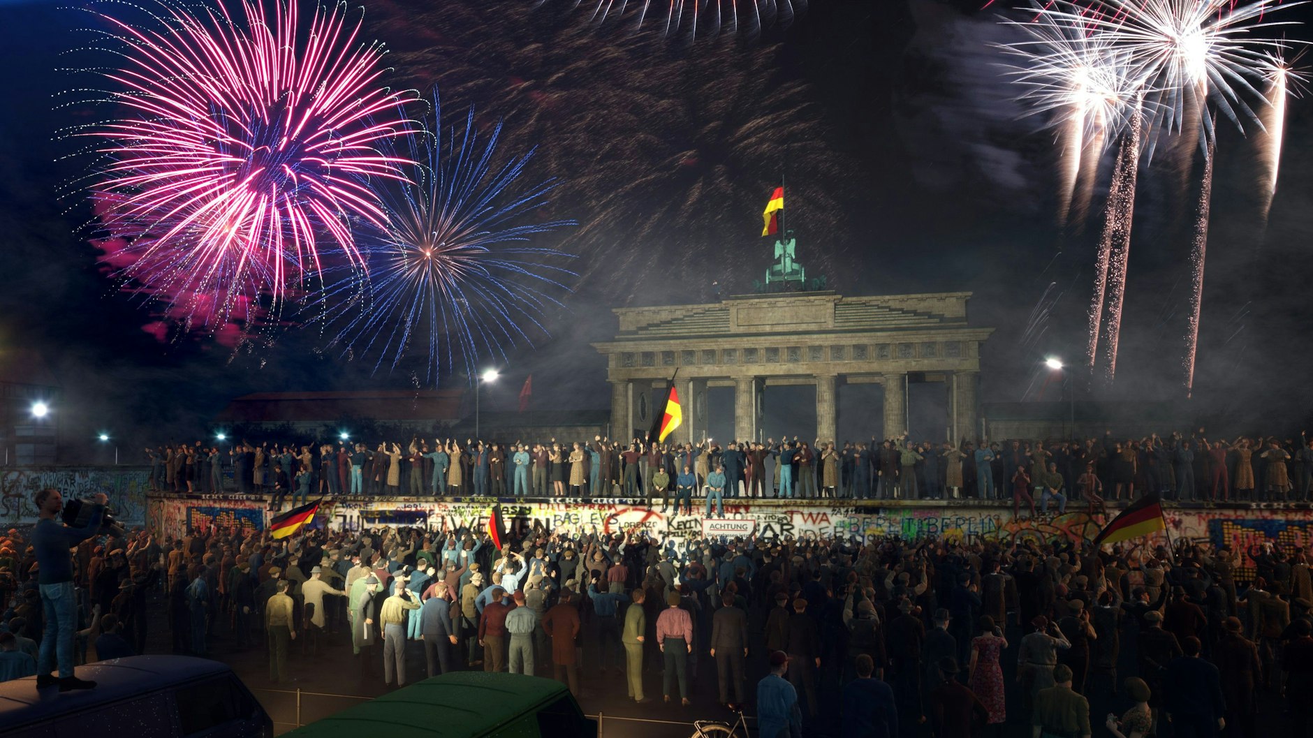 Den Mauerfall 1989 noch einmal erleben ...