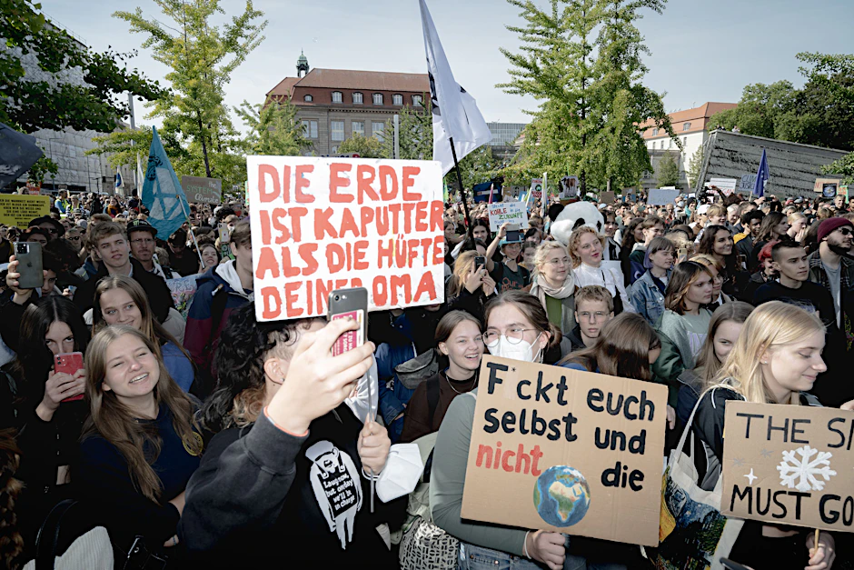 Allein in Berlin sind am Freitag über 36.000 Menschen für eine andere Klimapolitik auf die Straße gegangen.&nbsp;