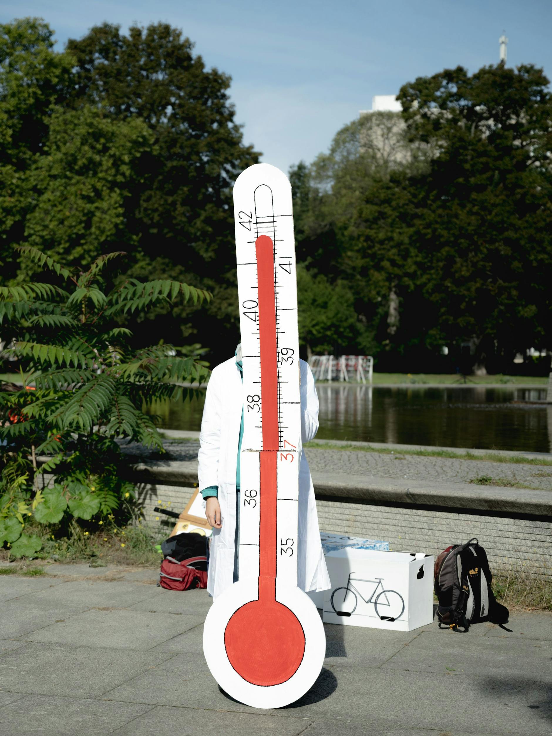 It's getting hot in here – Demonstration in Berlin