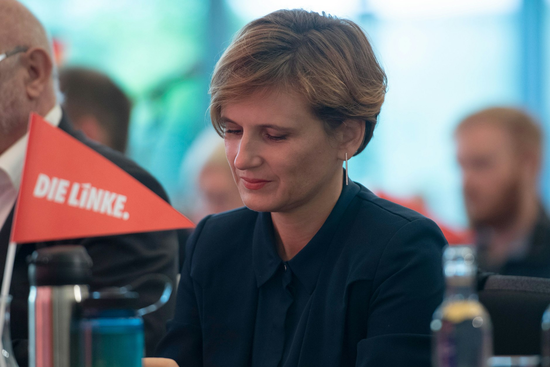 Sozialsenatorin Katja Kipping auf dem Landesparteitag der Berliner Linke