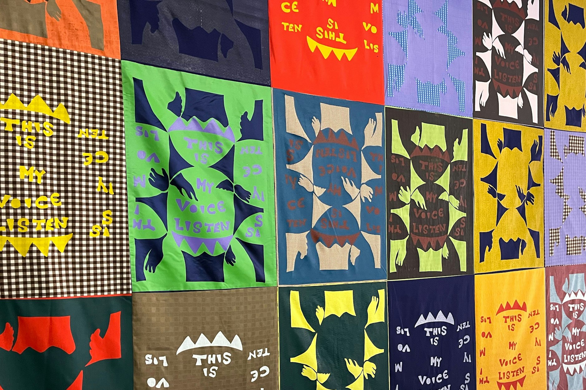 Quilt-Werk, zu sehen auf der Documenta 15