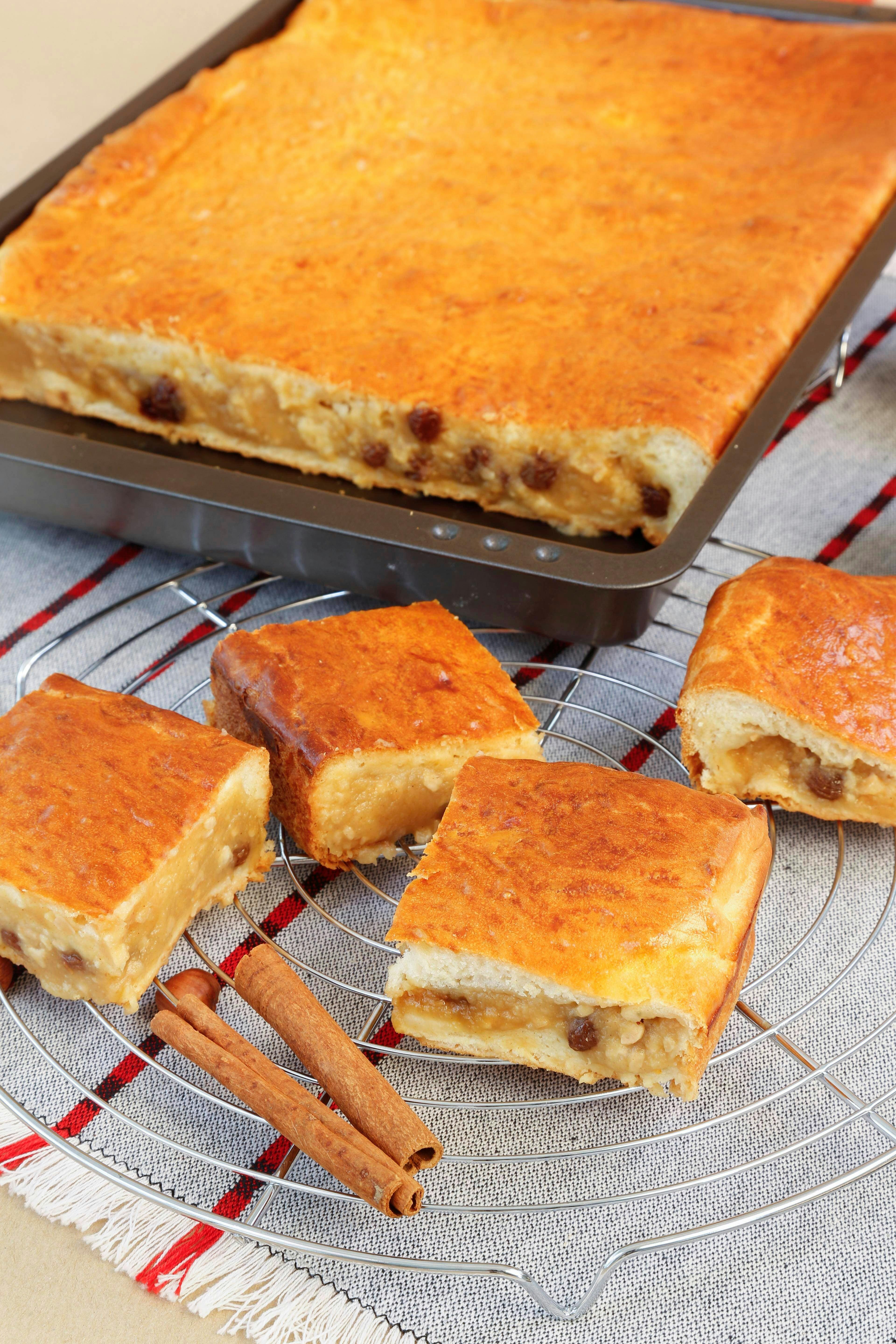 Geniales Rezept wie von Oma: Gedeckter Apfelkuchen mit cremiger Füllung ...