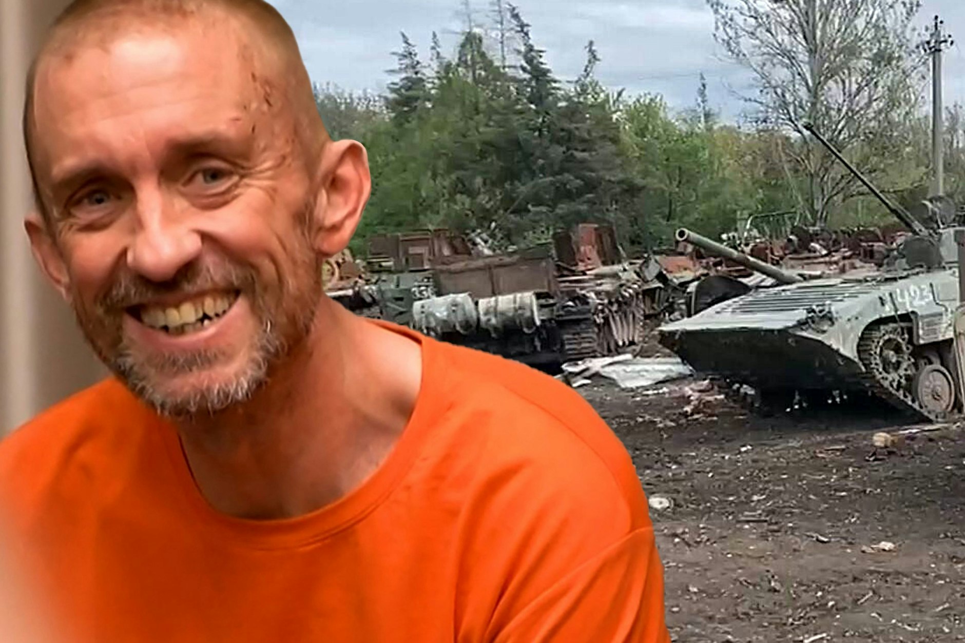 Monatelang saß Shaun Pinner in russischer Kriegsgefangenschaft, berichtet nun von Folter und Gewalt. Heute ist er überglücklich, dass er überlebt hat.