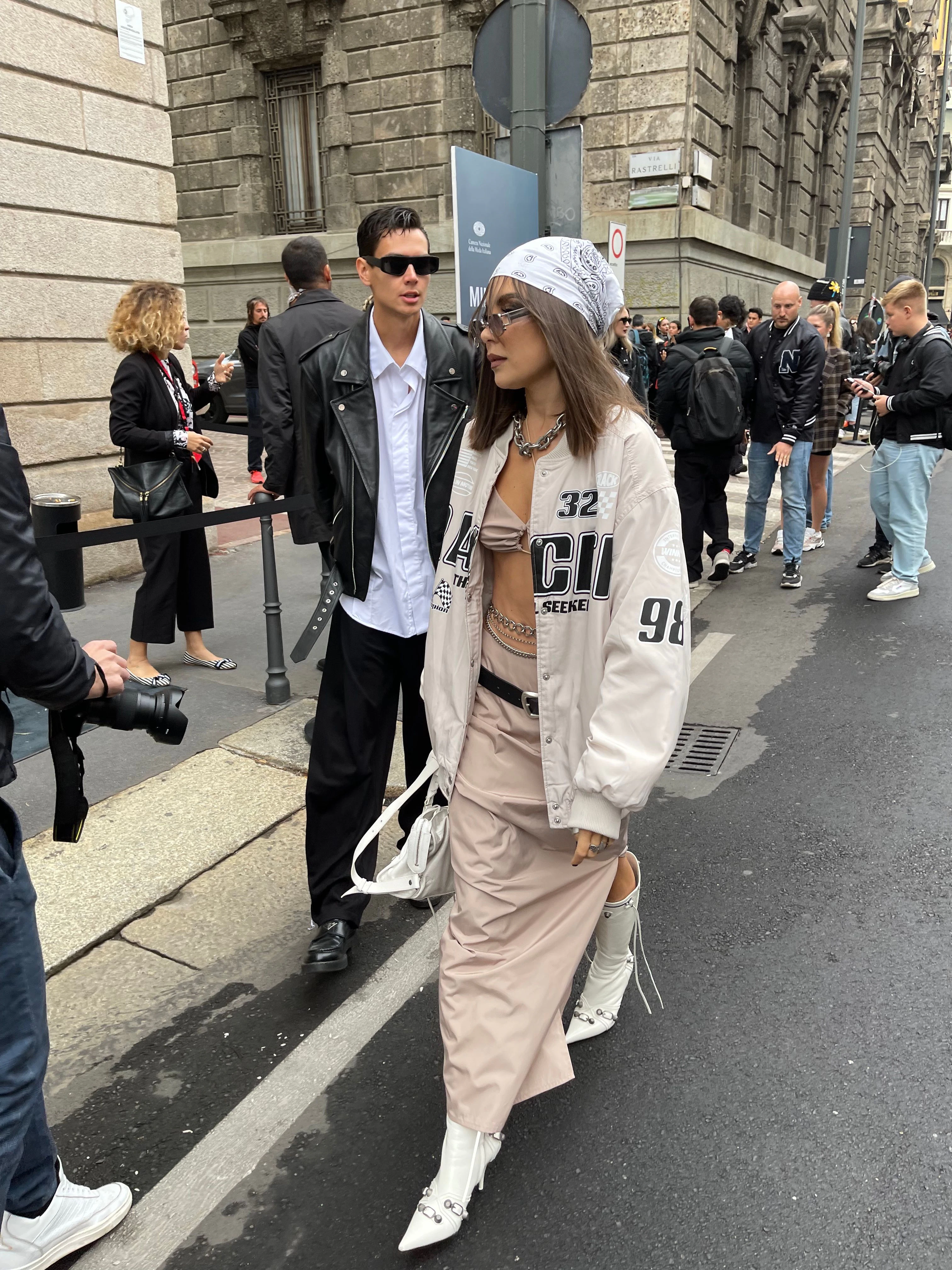 Einstudierter Walk: Gäste der Ferrari-Show am Sonntag.