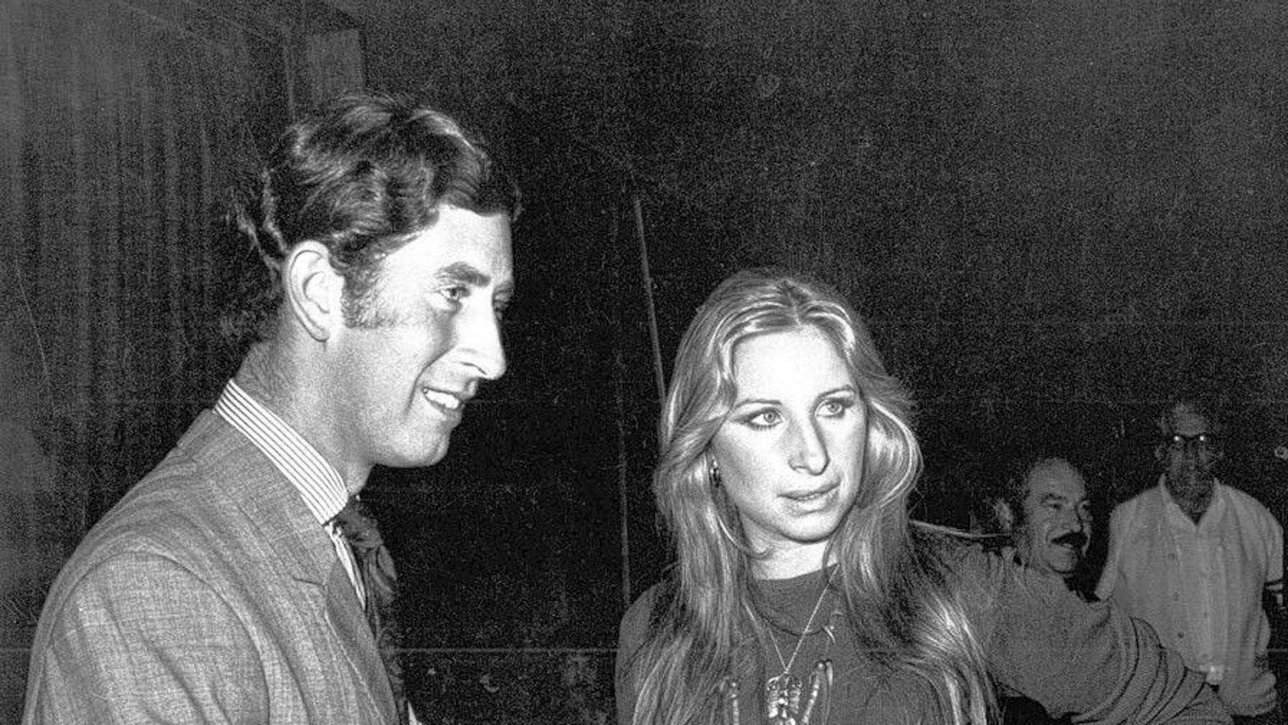 Barbra Streisand zusammen mit dem britischen Prinz Charles im Jahr 1965.
