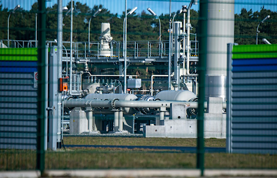 In Lubmin endet die Ostsee-Pipeline Nord Stream 2, über die derzeit kein russisches Gas geliefert wird.
