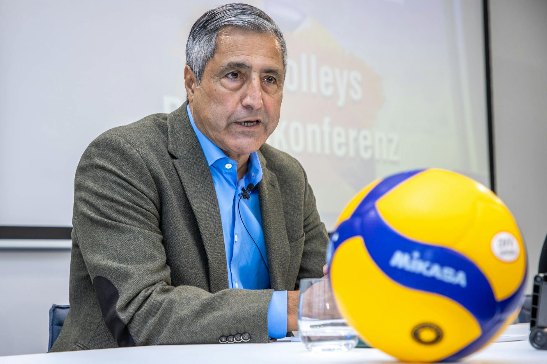 BR Volleys-Manager Kaweh Niroomand erwartet in dieser Saison eine spannende Mannschaftsentwicklung seines Berliner Teams.
