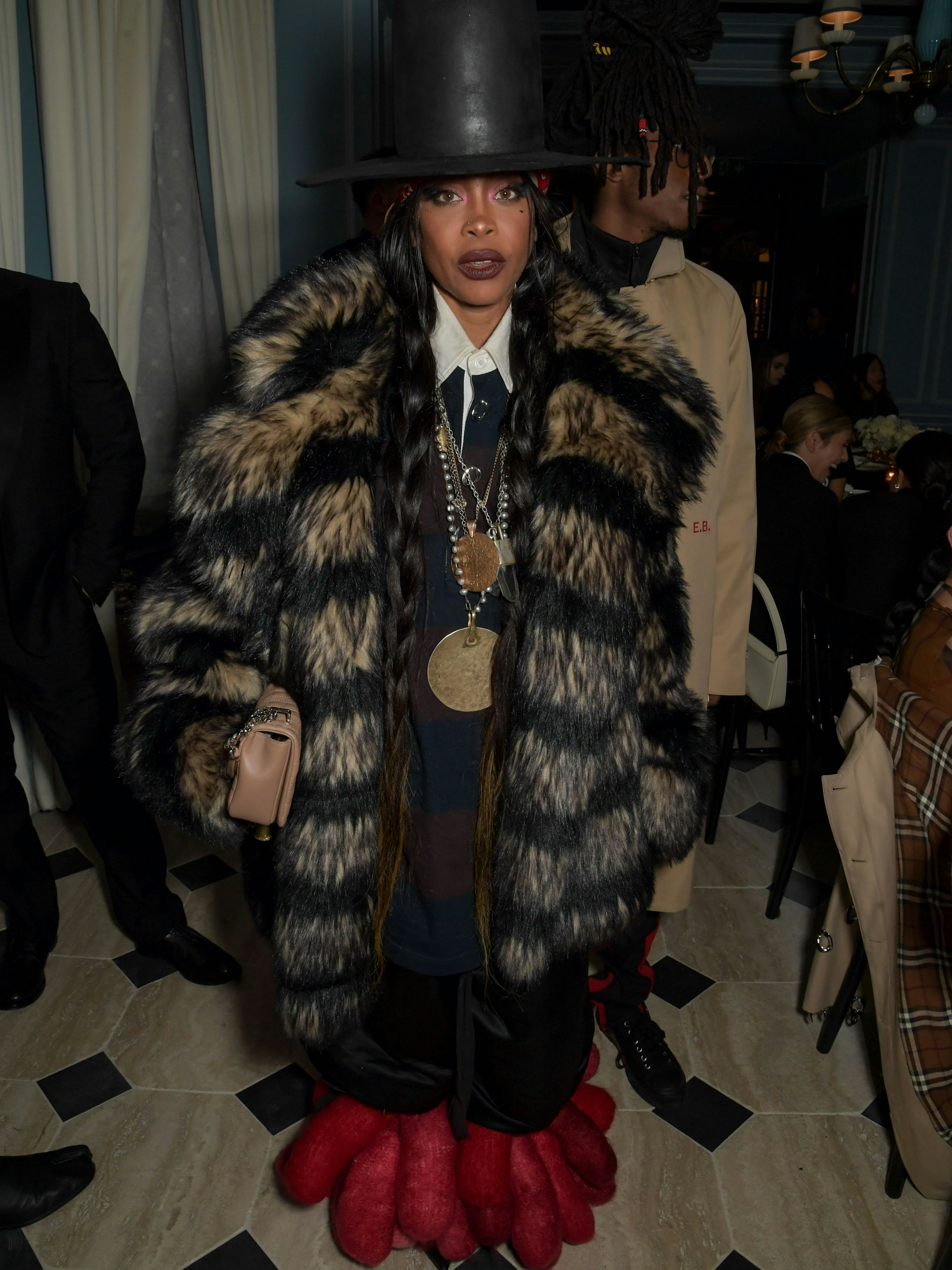 Erykah Badu bei Burberry.