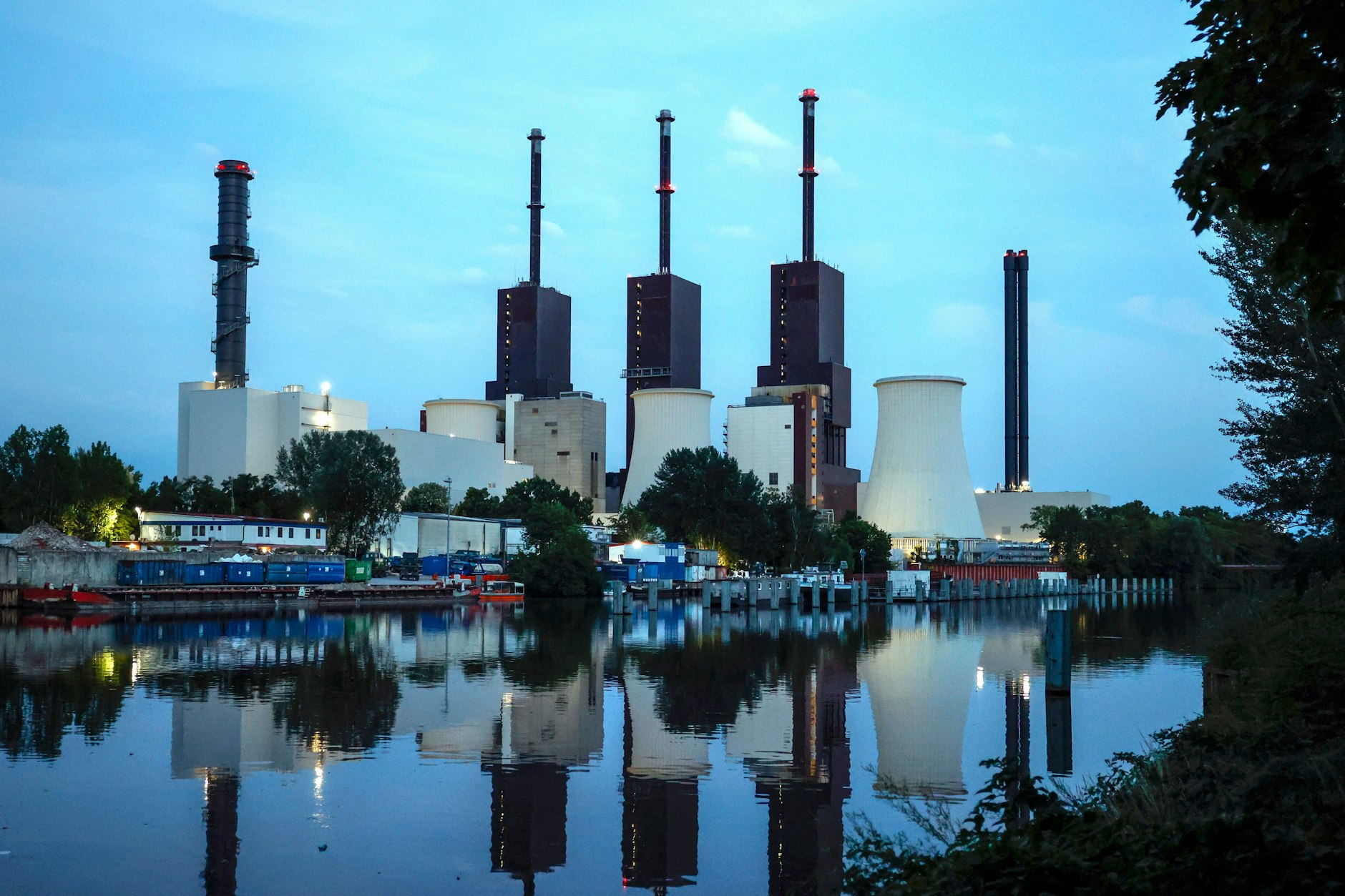 Gaskraftwerk Lichterfelde in Berlin: Russland droht die nächste Pipeline abzustellen.