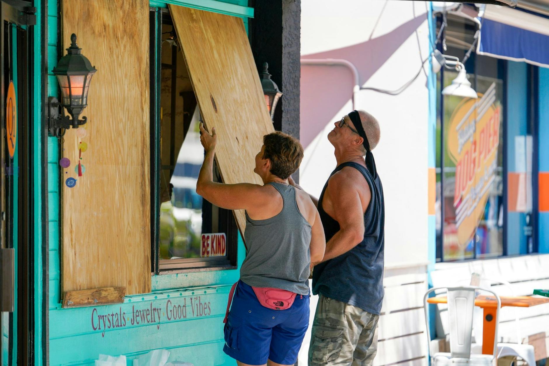 Vorbereitungen auf die Ankunft von Hurrikan «Ian» in Gulfport im US-Bundesstaat Florida. imes via ZUMA Press/dpa