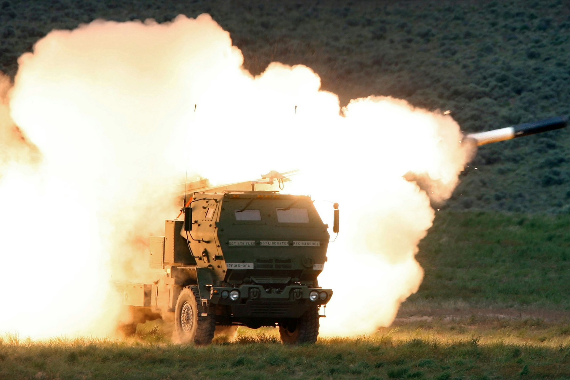 Die Ukraine soll unter anderem 16 weitere Himars-Raketenwerfer erhalten.