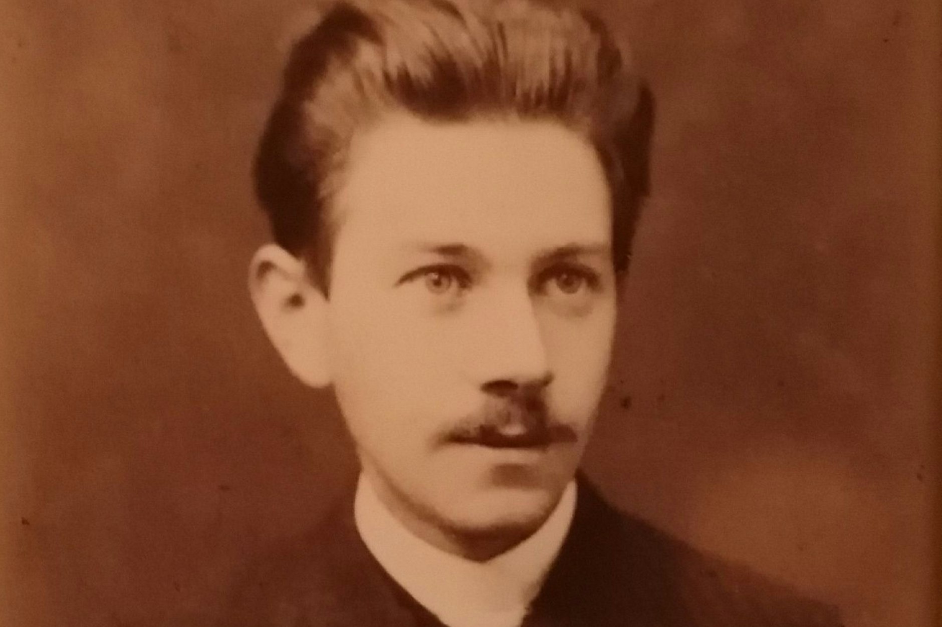 Porträt, Josef Wiener als junger Mann