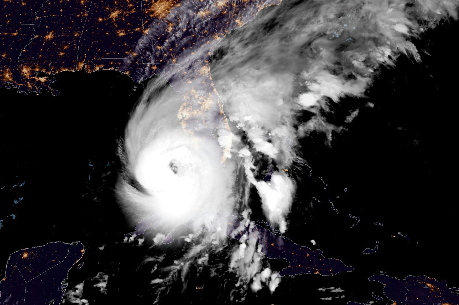 Das Satellitenbild zeigt den Hurrikan «Ian» über dem Golf von Mexiko. 
