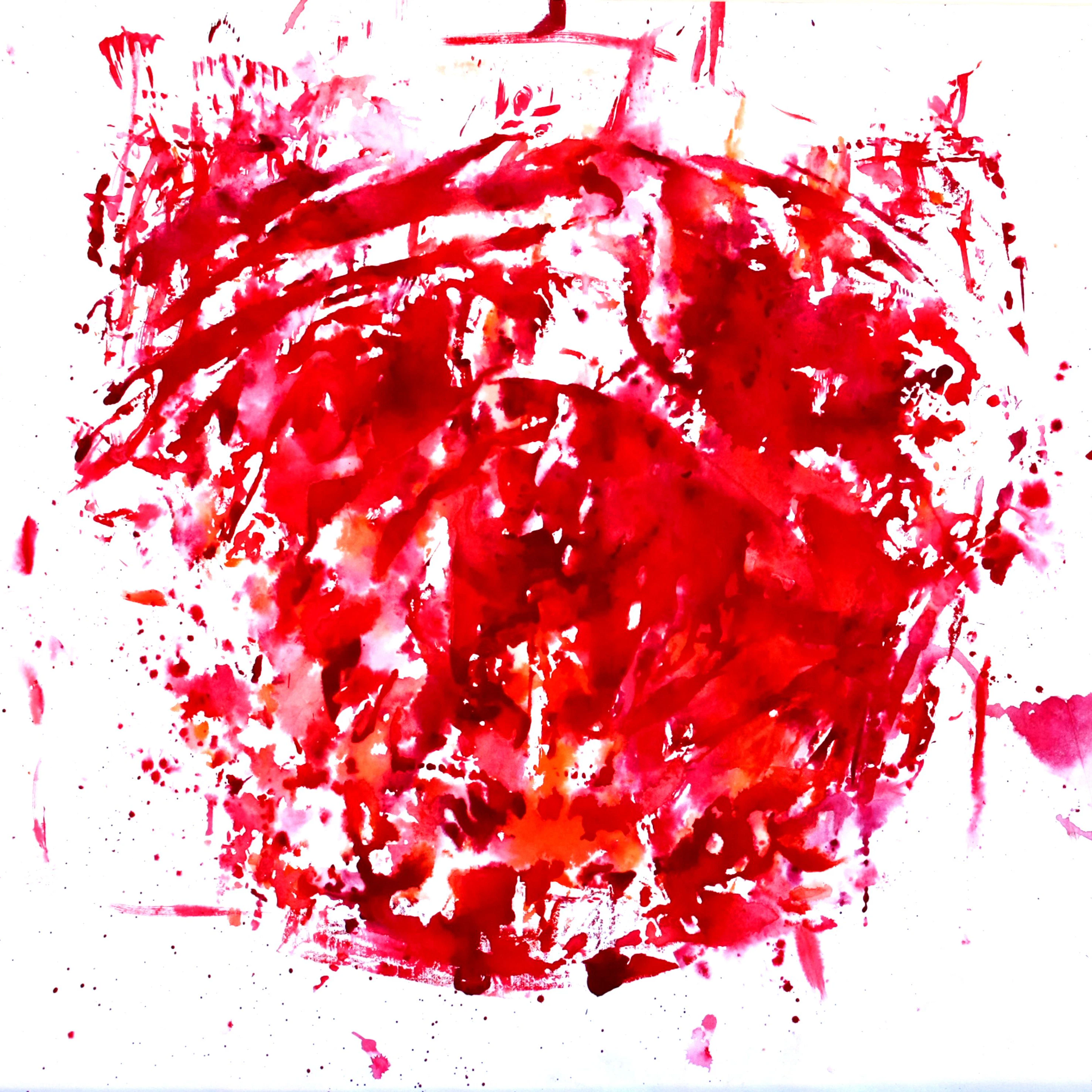„Fanblock! Das Schlagende Herz des Vereins“ von Torsten Schlüter, Acryl auf Karton
