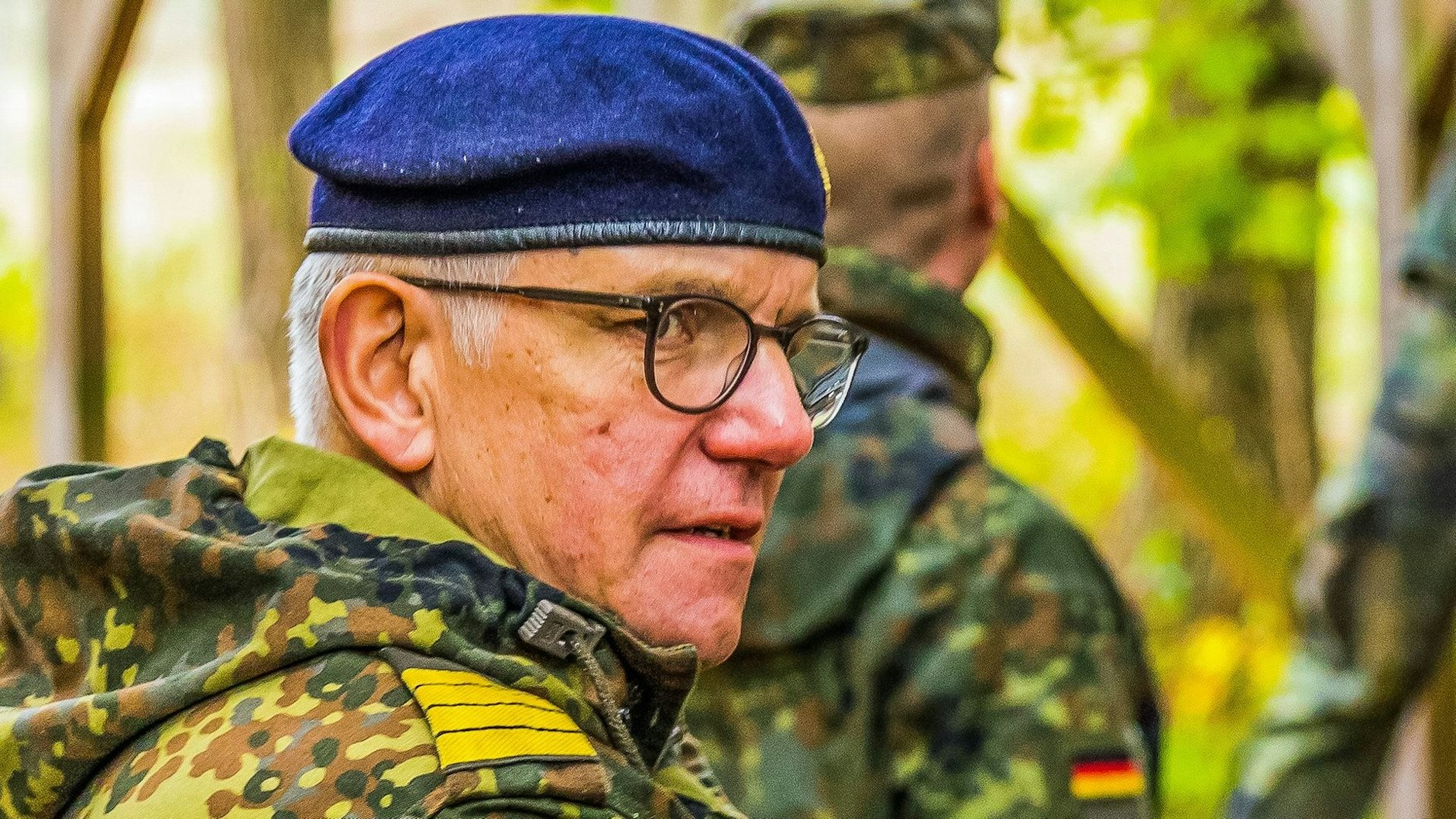 Bundeswehr-Kommandeur und Kapitän zur See Michael Giss.