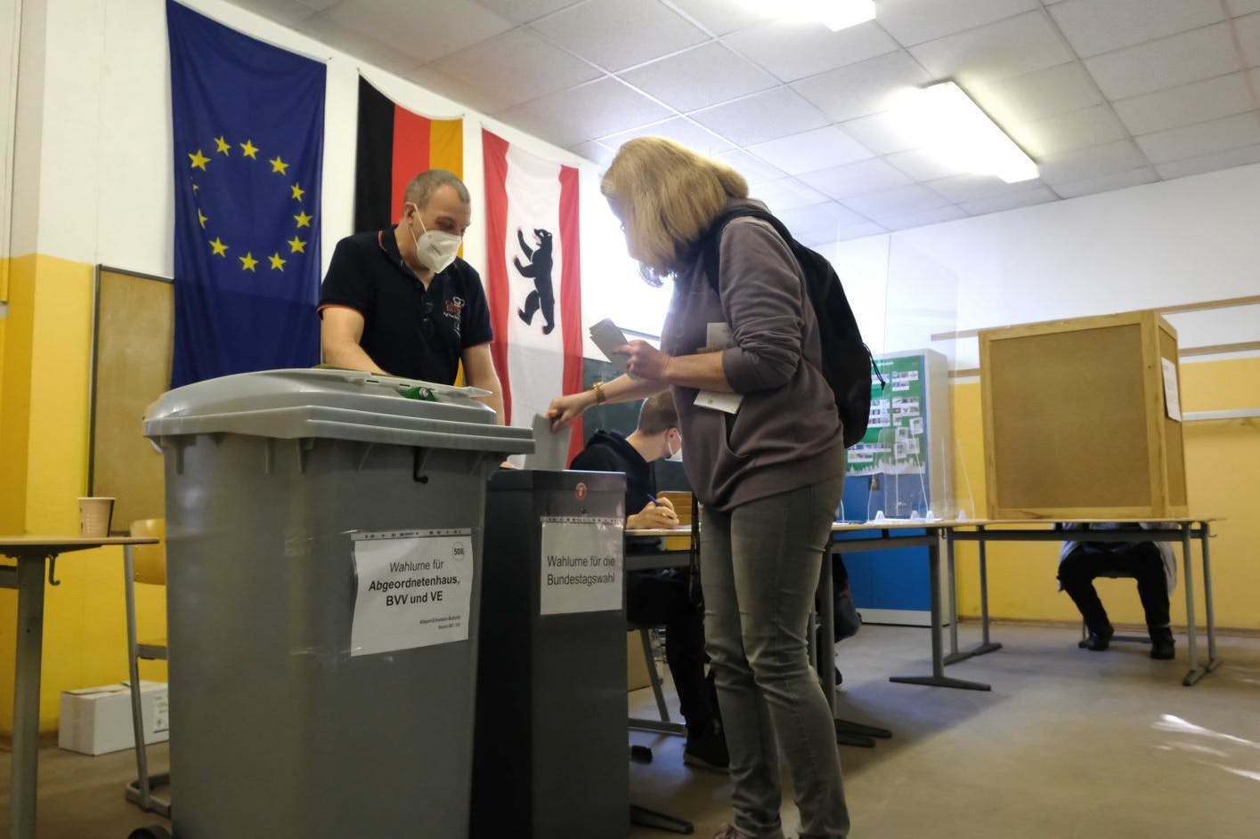 Gut gewählt? Ein Wahllokal in Berlin vor einem Jahr.