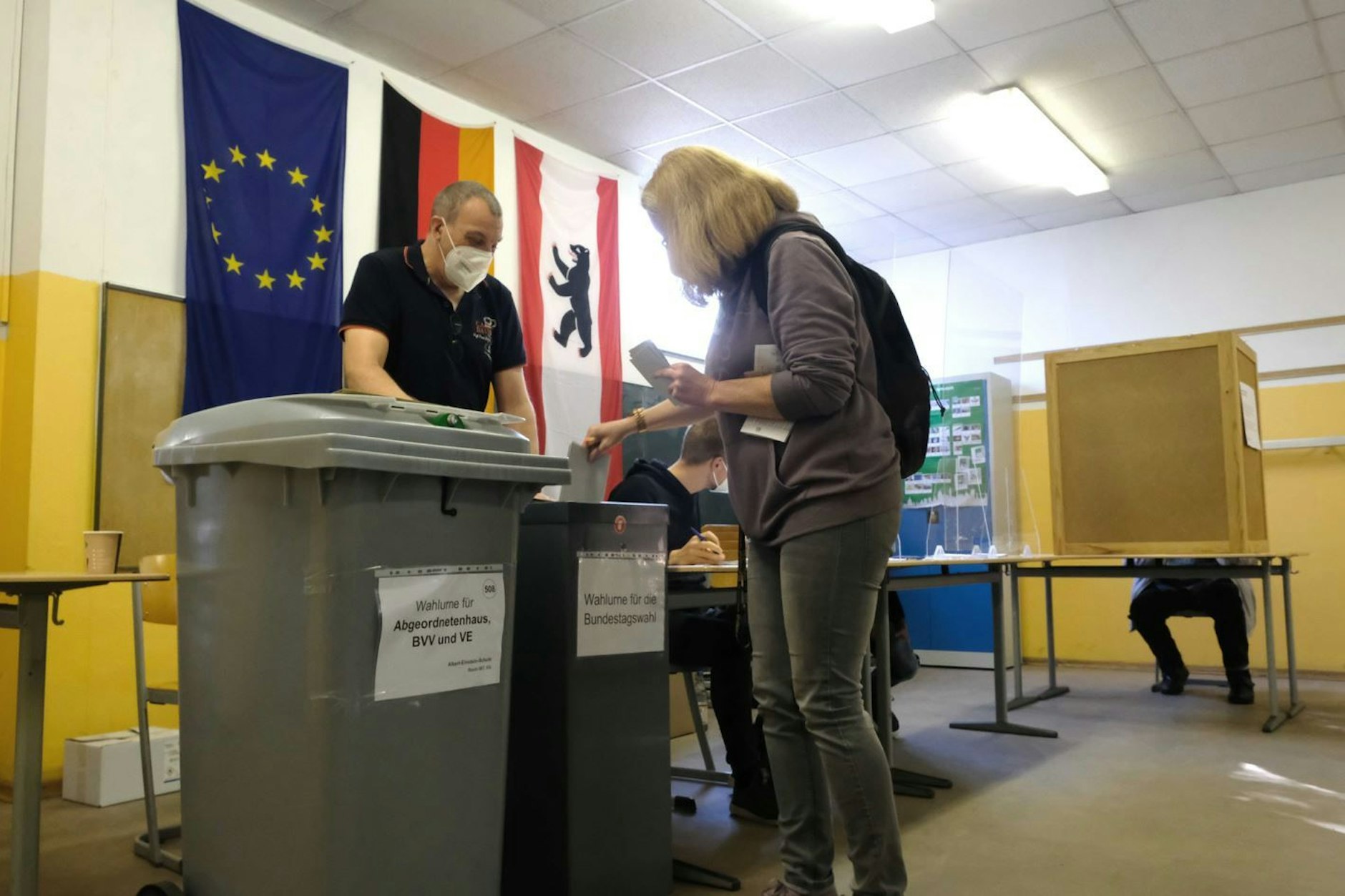 Gut gewählt? Ein Wahllokal in Berlin vor einem Jahr.