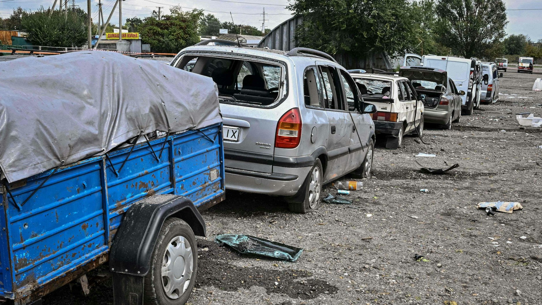 16 Raketen wurden auf Saporischschja und Umgebung abgefeuert.