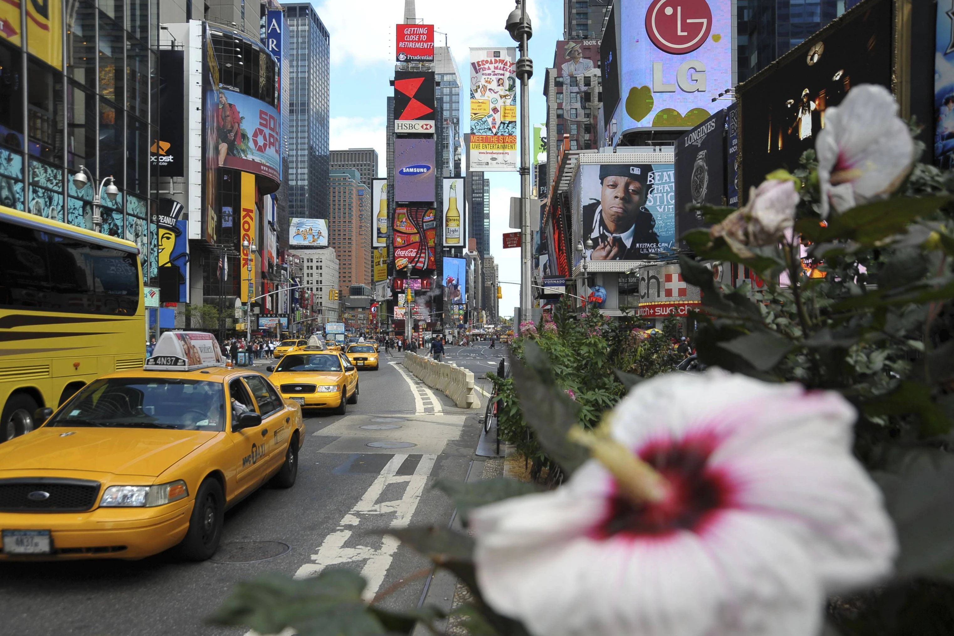 Blick auf die Fifth Avenue in New York City, 2008.