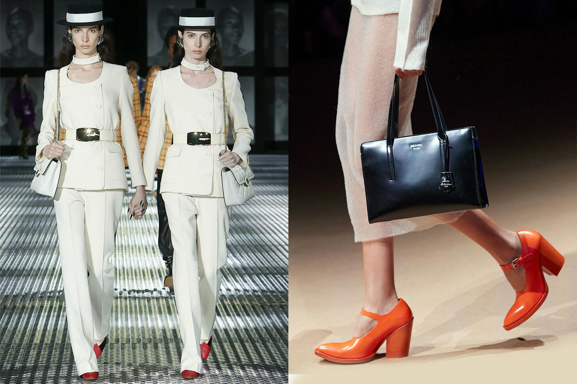 Auf der Fashion Week in Mailand legten die großen italienischen Luxusmarken Gucci und Prada mit Zwillingslook und schönen Taschen gut vor, diese Woche ist Paris dran.