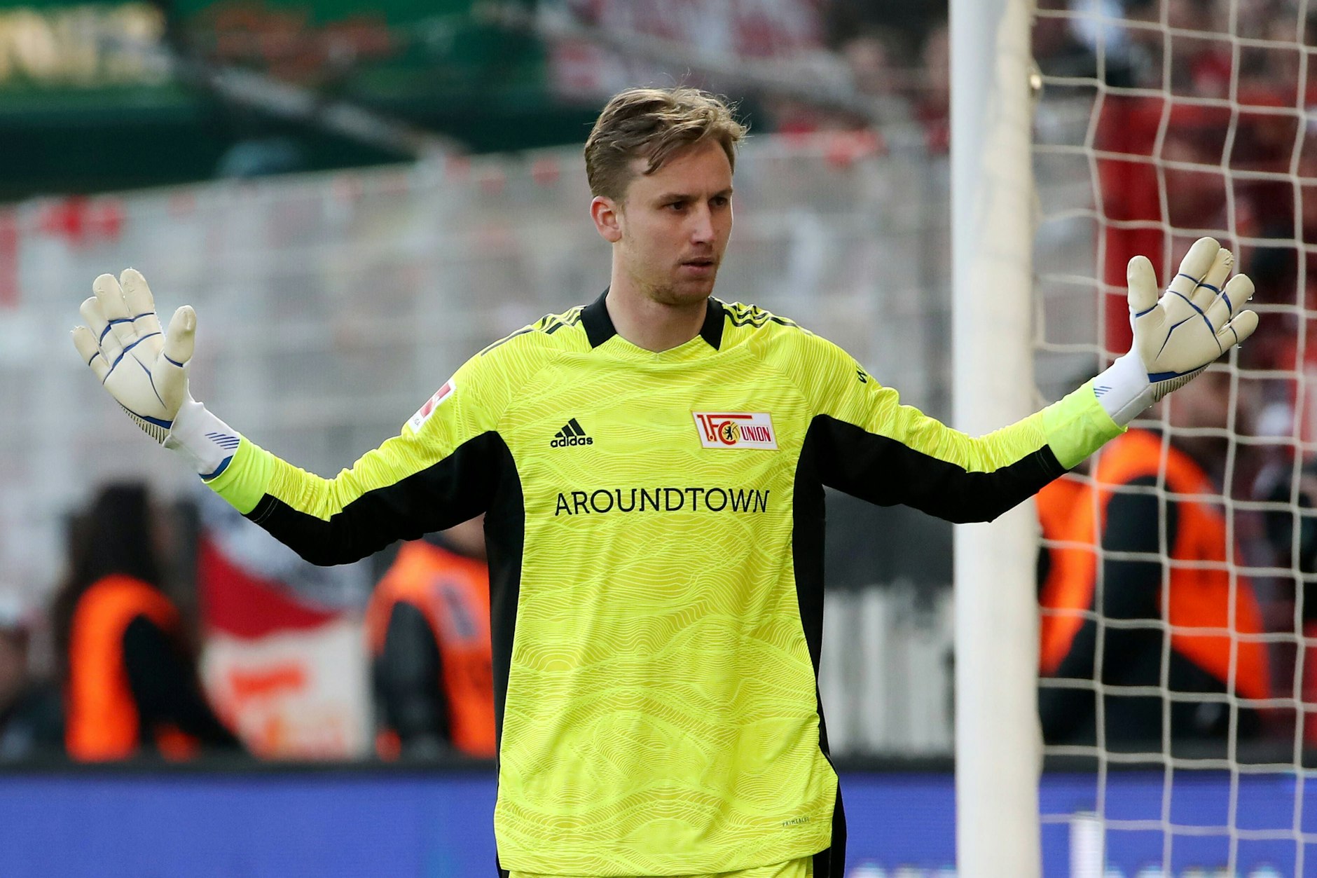 Frederik Rönnow, die etatmäßige Nummer eins des 1. FC Union, hat mit den Eisernen noch keins seiner 13 Bundesligaspiele für die Eisernen verloren.